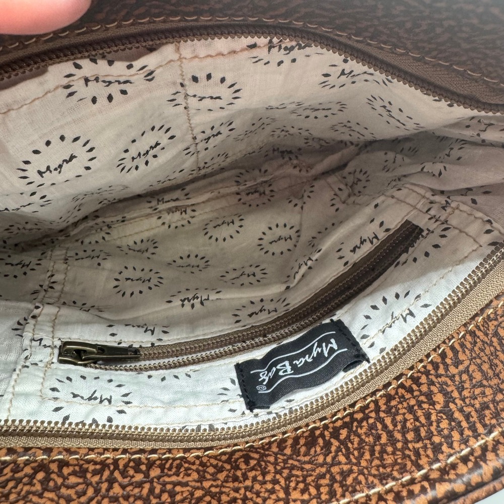 Myra Bag Crossbody Bag Women Brown Cowhide Leather Western Boho Festival Purse - Picture 5 of 7